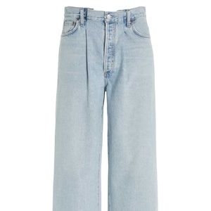 Agolde Dax Upsized High-Rise Wide-Leg Jeans